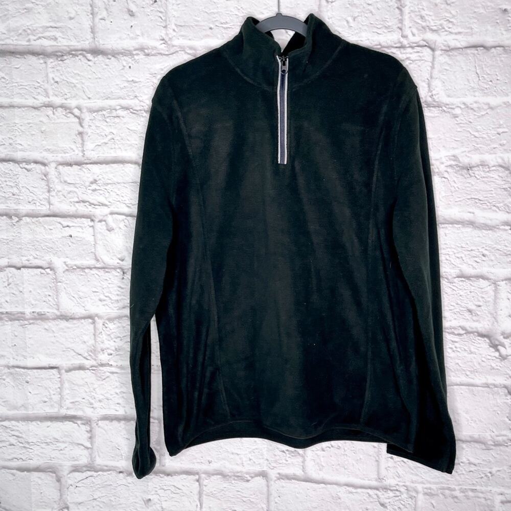 Vintage 1946 men’s black pullover quarter zip sweatshirt new with tag size large